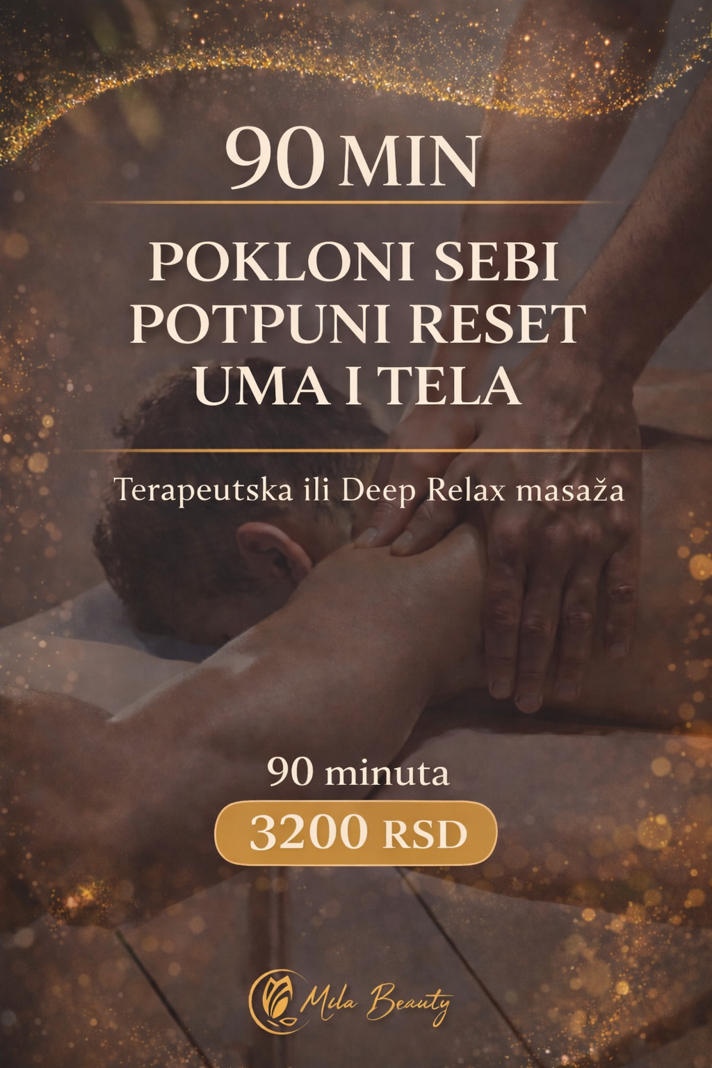Terapetska masaža ili deep 90 min